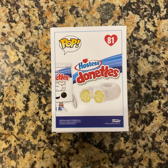 Funko POP! Hostess Donettes - Powdered Donettes #81 - Diamond - Exclusive - BNIB - Picture 6 of 6